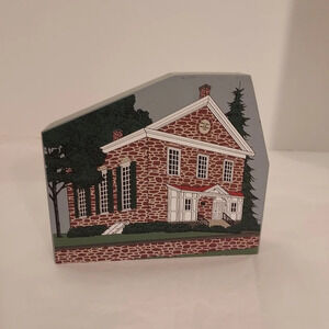 Vintage 1998 Hometowne Collectibles Historic Presbyterian Church Shelf Sitter